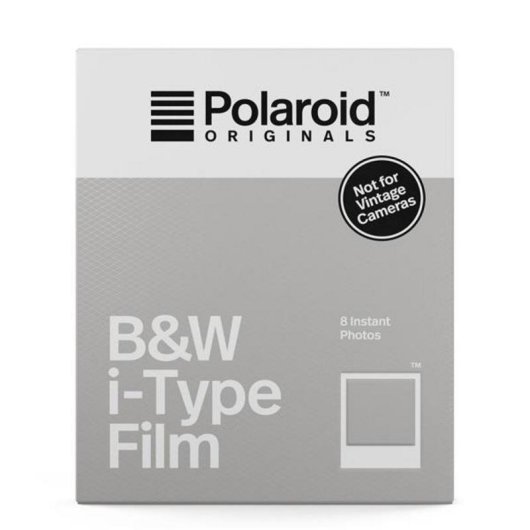Películas instantáneas Polaroid B&W i-Type 8 piezas