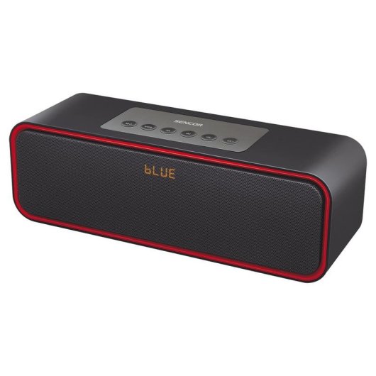 Colunas Sencor Portáteis Sem Fios 10W Bluetooth e Rádio FM
