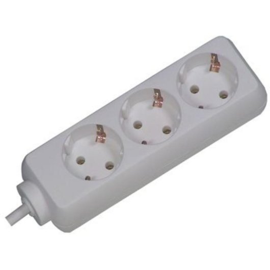 Regleta Secomp 387.270S 3 Tomas 1,5 m Interior Blanco Plástico 3600 W