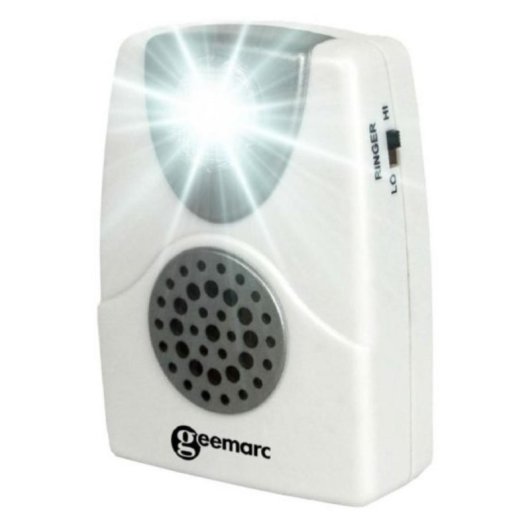 Campainha Geemarc CL11 Universal Branca com sinal luminoso e cabo RJ11