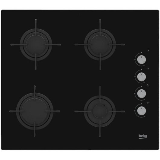 Placa de gás Beko HILG 64120 S Integrada 4 zonas Vidro e cerâmica