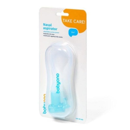 Aspiratore nasale manuale Babyono 485 Blu Trasparente