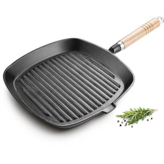 Sartén Parrilla Lamart LT1063 24 cm Hierro Fundido Inducción Gas Cerámico
