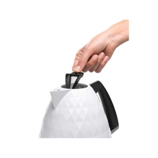Bouilloire électrique DeLonghi Brillante KBJ 2001.W 1,7 L 2000 W Blanc