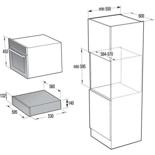 Aquecedor de Gavetas Gorenje WD1410BG 410 W 19,8 L Interior