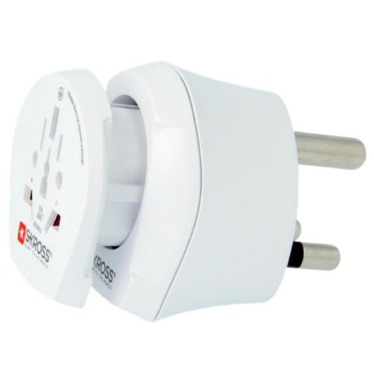 Adaptador Skross 1.500202-E Tipo F 16 A 2500 W Blanco 2-3 polos