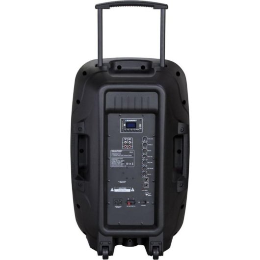Colunas Blaupunkt Portáteis Bluetooth 700W com karaoke e bateria integrada
