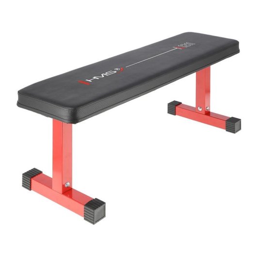 Banco de musculación HMS Fitness L1211 100 kg Negro/Rojo