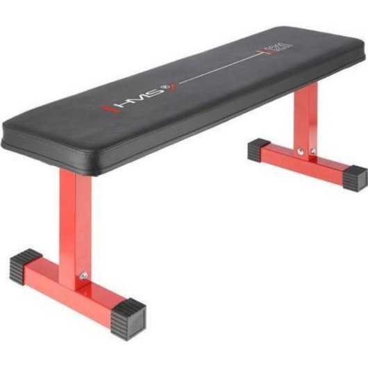 Banco de musculación HMS Fitness L1211 100 kg Negro/Rojo