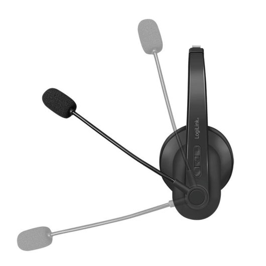 Auriculares LogiLink BT0059 sans fil Bluetooth pour bureau avec micro noir
