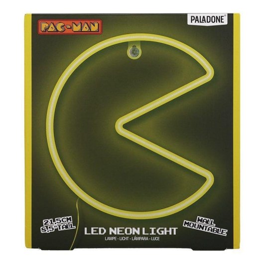 Lampada da Parete LED Pac-Man Paladone PP12624PMVN Bianco