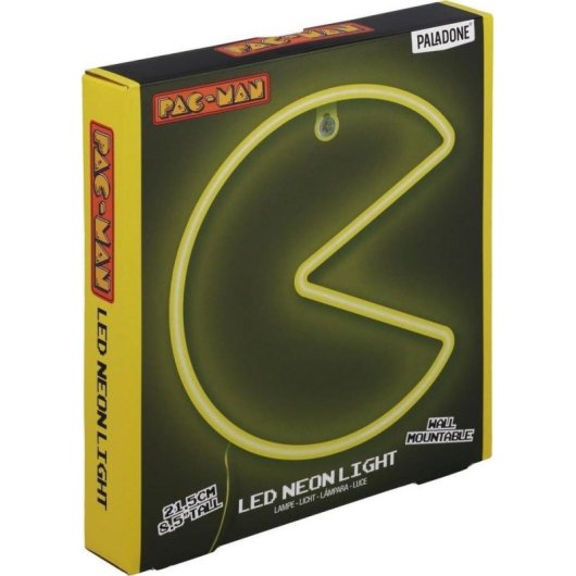 Lampada da Parete LED Pac-Man Paladone PP12624PMVN Bianco
