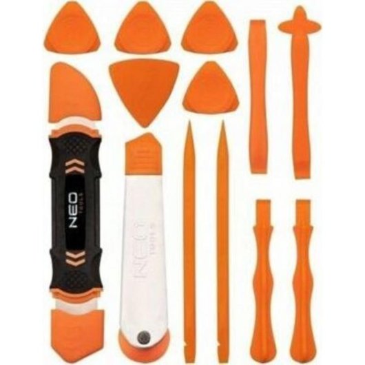 Kit de ferramentas NEO 13 peças para abrir dispositivos eletrónicos 06-127