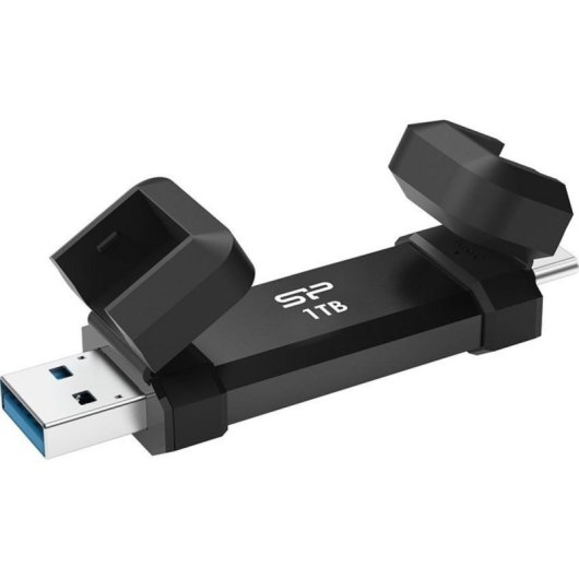 USB-Stick Silicon Power DS72 500 GB USB Type-A und Type-C 3.2 Gen 2 1050 MB/s