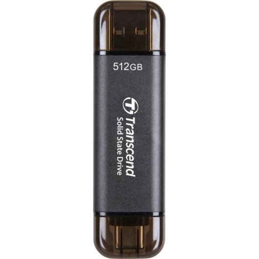Disque Dur Transcend ESD310 2 To SSD USB 3.2 Gen 1 1050 Mo/s Argent