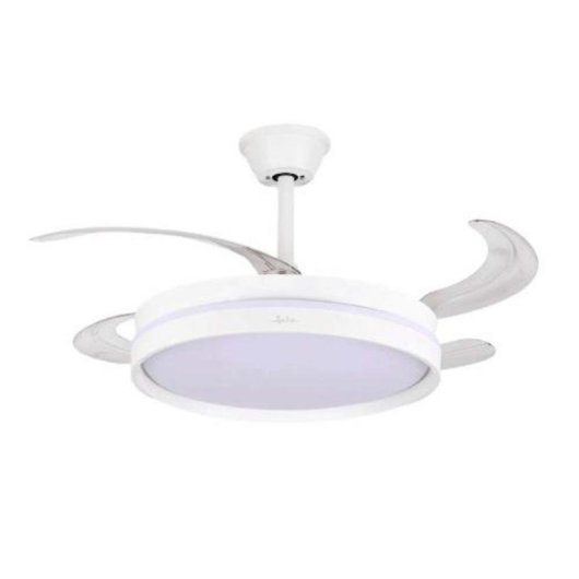 Ventoinha de Teto com Luz Koenic 42W 4 Pás 6 Velocidades Temporizador Função Inverno LED 25m²