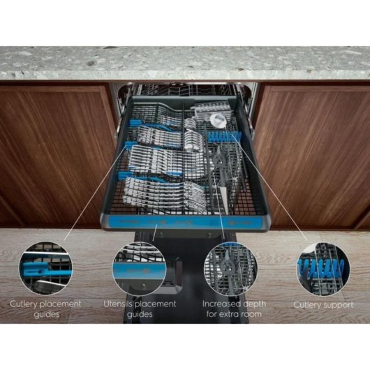 Lavavajillas Electrolux EEM43201L 10 Servicios Clase E con MaxiFlex y QuickSelect