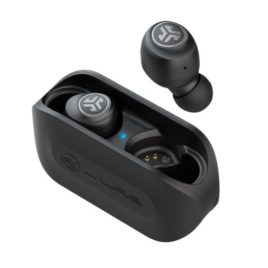 Auriculares JLab GO Air True sans fil Bluetooth pour musique avec protection IP44 noirs