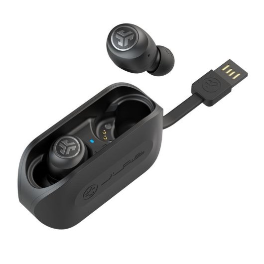 Auriculares JLab GO Air True sans fil Bluetooth pour musique avec protection IP44 noirs