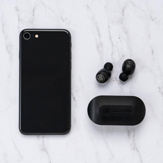 Auriculares JLab GO Air True sans fil Bluetooth pour musique avec protection IP44 noirs