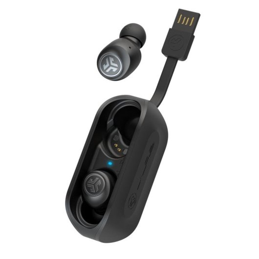 Auriculares JLab GO Air True sans fil Bluetooth pour musique avec protection IP44 noirs