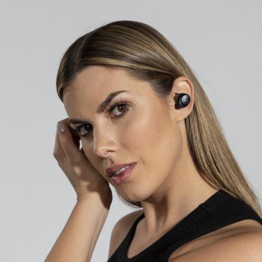 Auriculares JLab GO Air True sans fil Bluetooth pour musique avec protection IP44 noirs