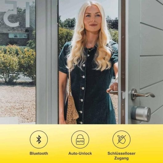 Cerradura inteligente Yale Linus Smart Lock L2 Lite Bluetooth Apertura con Código pin y App Compatible con Matter