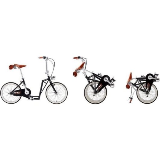 Bicicleta Plegable The-Sliders Metro Black 20" 3 Velocidades