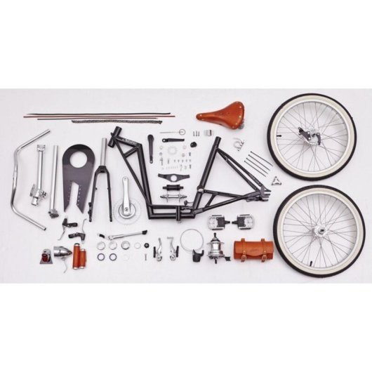 Bicicleta Plegable The-Sliders Metro Black 20" 3 Velocidades