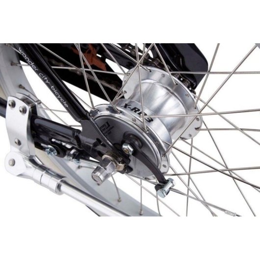 Bicicleta Plegable The-Sliders Metro Black 20" 3 Velocidades