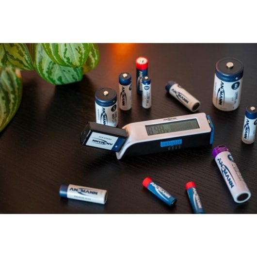 Medidor de energia e bateria Ansmann 1900-0110 LCD