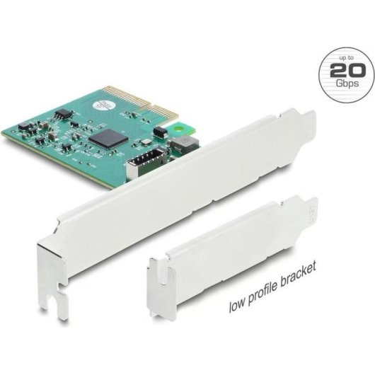 Delock PCI Express USB-C 20 Gbps Low Profile Controllerkarte