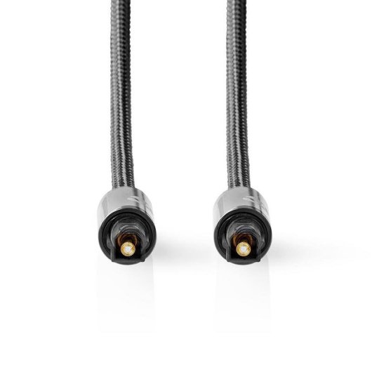 Digitales Optisches Audiokabel Nedis Toslink 3 Meter Grau
