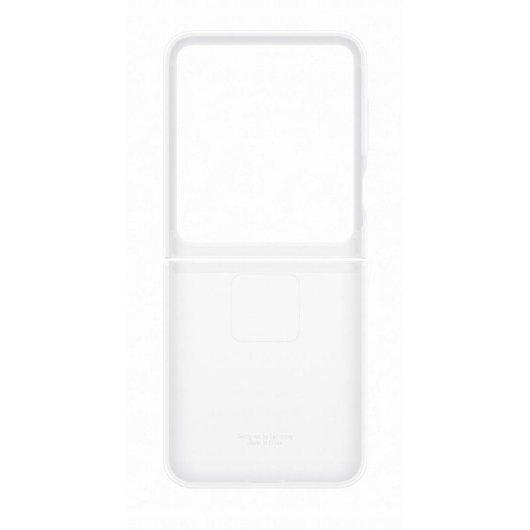 Funda para móvil Samsung EF-PF741TWEGWW Silicona Blanca Cover para Galaxy Z Flip7 FE y Z Flip6