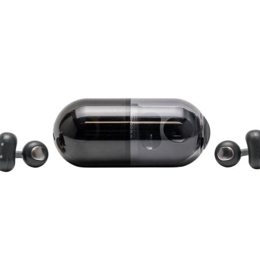 Auricolari Moondrop Pill Bluetooth 6.0 Wireless Gaming, microfono e IPX4, neri