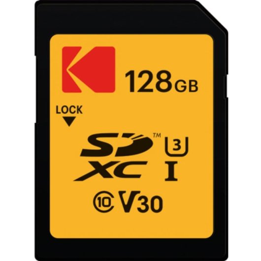 Memoria flash Kodak EKMSD128GXC10HPRK 128 GB SDXC Clase 10 UHS-I V30