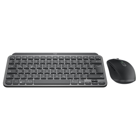 Teclado Logitech MX Keys Mini Bluetooth compacto sem fios com rato incluído