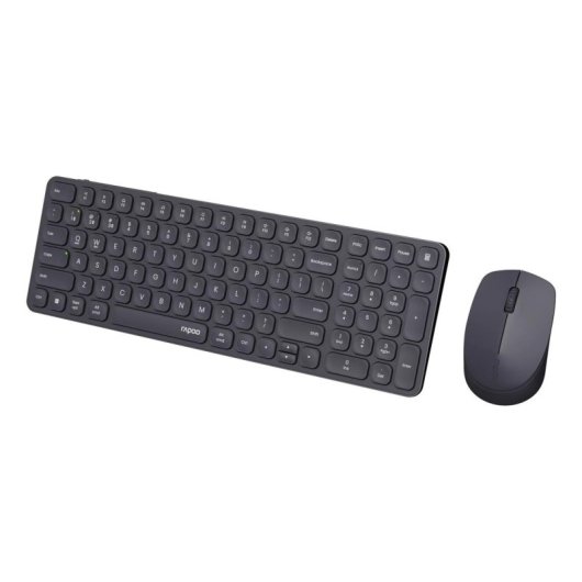 Tastiera Rapoo 9710M wireless QWERTZ con mouse incluso e connettività duale