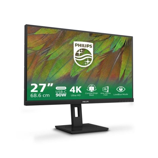 Monitor Philips 27B1U3900/00 27" UltraHD 4K 60Hz IPS USB-C Altura Ajustable