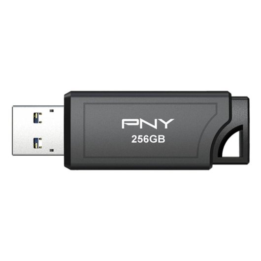 Unidad flash USB PNY Pro Elite V3 256 GB USB 3.2 Gen 2 1000 MB/s negra deslizante