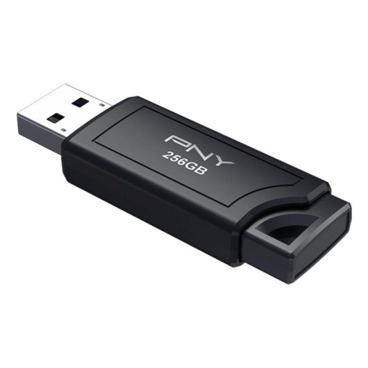 Unidad flash USB PNY Pro Elite V3 256 GB USB 3.2 Gen 2 1000 MB/s negra deslizante