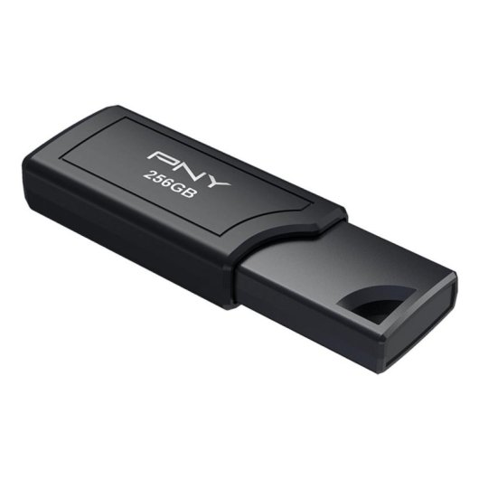Unidad flash USB PNY Pro Elite V3 256 GB USB 3.2 Gen 2 1000 MB/s negra deslizante