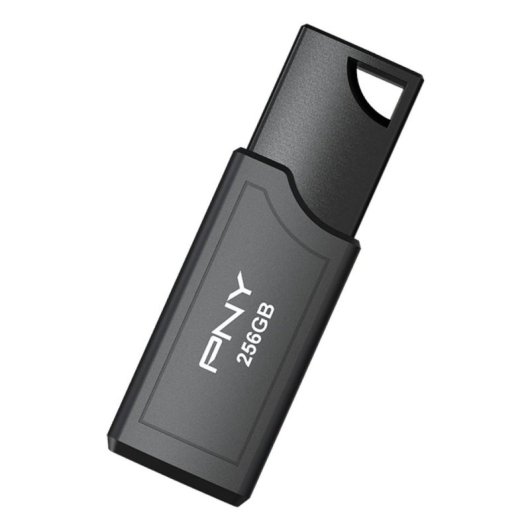 Unidad flash USB PNY Pro Elite V3 256 GB USB 3.2 Gen 2 1000 MB/s negra deslizante