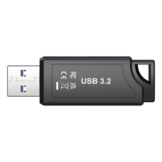 Unidad flash USB PNY Pro Elite V3 256 GB USB 3.2 Gen 2 1000 MB/s negra deslizante
