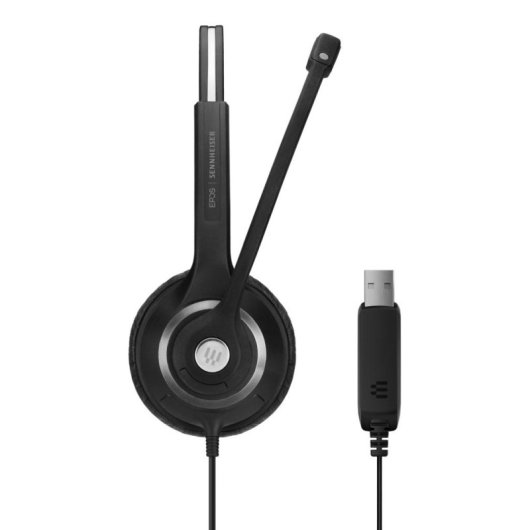 Auriculares Epos SENNHEISER IMPACT SC 230 USB com cabo USB Type-A, cancelamento de ruído, preto