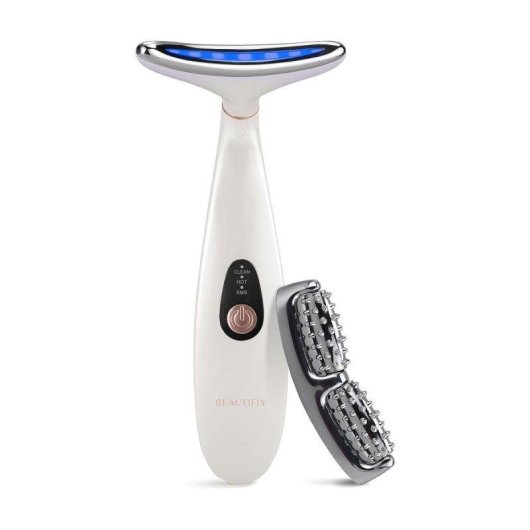 Massaggiatore Faciale Beautifly LumaLift Pro Bianco Anti-Invecchiamento Ricaricabile