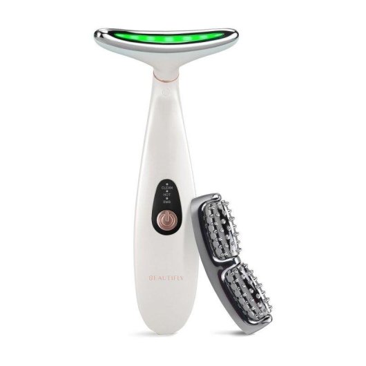 Massaggiatore Faciale Beautifly LumaLift Pro Bianco Anti-Invecchiamento Ricaricabile