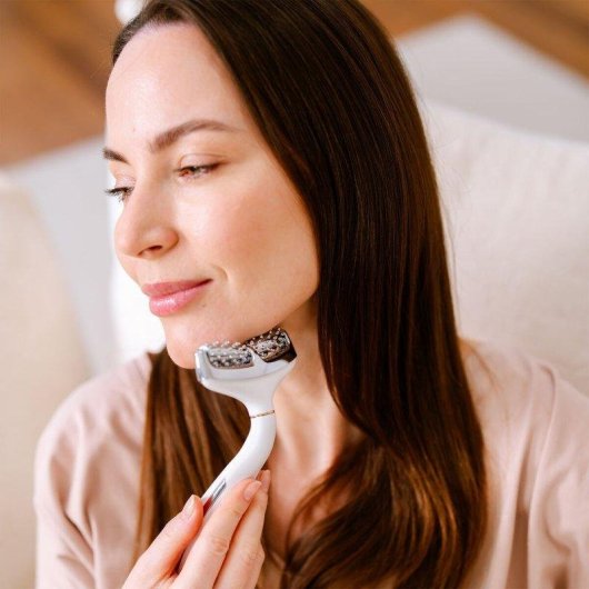 Massaggiatore Faciale Beautifly LumaLift Pro Bianco Anti-Invecchiamento Ricaricabile