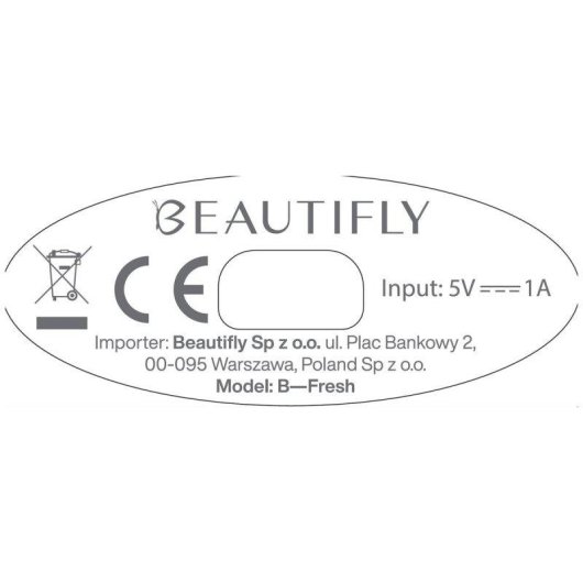 Cepillo Limpiador Facial Sónico Beautifly Fresh Pink Rosa