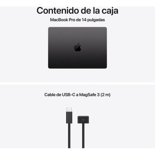 Apple MacBook Pro 14" Apple M5 Pro 15 núcleos 24GB 1TB SSD GPU 16 núcleos macOS Negro Espacial + Magic Mouse Superficie Multi‑Touch Blanca